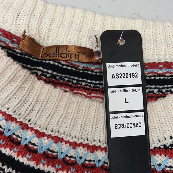 NEW Belldini Womens Cream Knit Tank Top Size Large - Picture 2 of 6